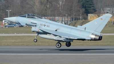 Photo ID 144676 by Lieuwe Hofstra. Germany Air Force Eurofighter EF 2000 Typhoon S, 30 90