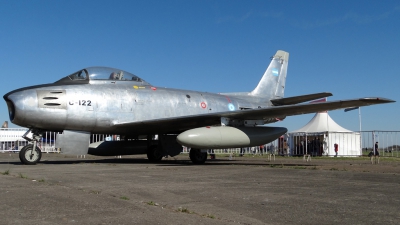 Photo ID 145017 by Martin Kubo. Argentina Air Force North American F 86F Sabre, C 122