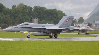 Photo ID 145081 by Andreas Weber. Switzerland Air Force McDonnell Douglas F A 18C Hornet, J 5008