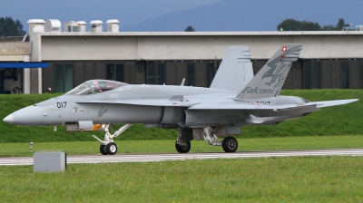 Photo ID 147059 by M. Hauswald. Switzerland Air Force McDonnell Douglas F A 18C Hornet, J 5017