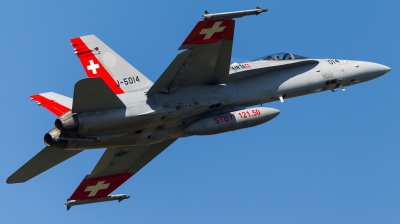 Photo ID 145756 by Andreas Zeitler - Flying-Wings. Switzerland Air Force McDonnell Douglas F A 18C Hornet, J 5014