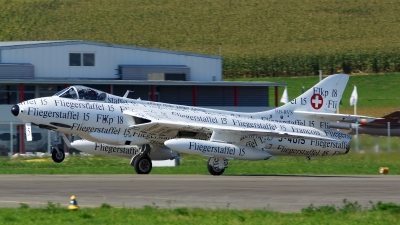 Photo ID 145840 by Lukas Kinneswenger. Private Hunterverein Obersimmental Hawker Hunter F58, HB RVS