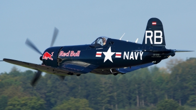 Photo ID 145832 by Lukas Kinneswenger. Private Red Bull Vought F4U 4 Corsair, OE EAS