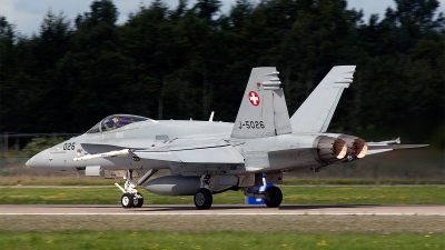 Photo ID 147199 by Jan Eenling. Switzerland Air Force McDonnell Douglas F A 18C Hornet, J 5026