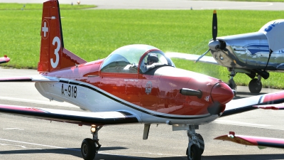 Photo ID 147402 by Martin Thoeni - Powerplanes. Switzerland Air Force Pilatus NCPC 7 Turbo Trainer, A 918