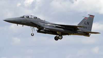 Photo ID 147317 by Niels Roman / VORTEX-images. USA Air Force McDonnell Douglas F 15E Strike Eagle, 91 0329