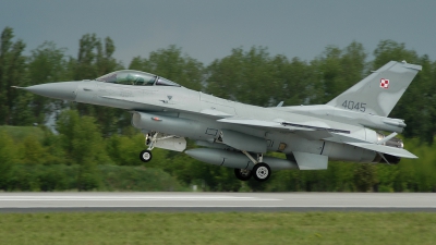 Photo ID 18659 by Radim Spalek. Poland Air Force General Dynamics F 16C Fighting Falcon, 4045