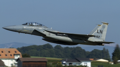 Photo ID 148036 by Thomas Ziegler - Aviation-Media. USA Air Force McDonnell Douglas F 15D Eagle, 86 0182