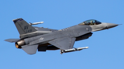 Photo ID 148601 by Fabrizio Berni. USA Air Force General Dynamics F 16C Fighting Falcon, 88 0491