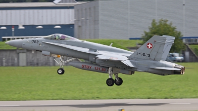 Photo ID 149621 by Andreas Weber. Switzerland Air Force McDonnell Douglas F A 18C Hornet, J 5023