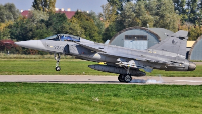 Photo ID 150746 by Radim Spalek. Czech Republic Air Force Saab JAS 39C Gripen, 9242