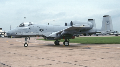 Photo ID 150966 by Tom Gibbons. USA Air Force Fairchild A 10A Thunderbolt II, 82 0655