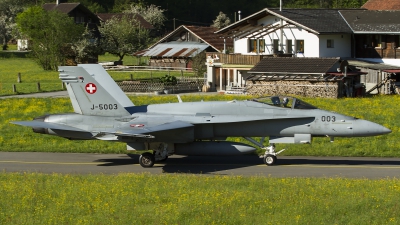 Photo ID 151863 by Thomas Ziegler - Aviation-Media. Switzerland Air Force McDonnell Douglas F A 18C Hornet, J 5003