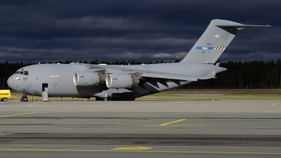 Photo ID 152018 by Günther Feniuk. NATO Strategic Airlift Capability Boeing C 17A Globemaster III, 08 0003