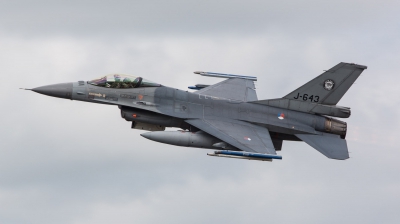 Photo ID 153455 by Doug MacDonald. Netherlands Air Force General Dynamics F 16AM Fighting Falcon, J 643