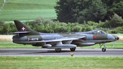 Photo ID 153867 by Joop de Groot. Switzerland Air Force Hawker Hunter F58, J 4075