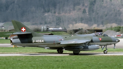 Photo ID 154238 by Joop de Groot. Switzerland Air Force Hawker Hunter F58, J 4064