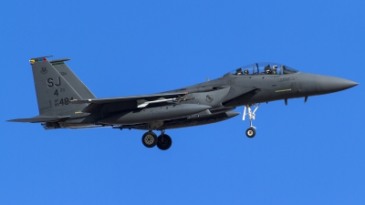 Photo ID 154676 by Thomas Ziegler - Aviation-Media. USA Air Force McDonnell Douglas F 15E Strike Eagle, 89 0484