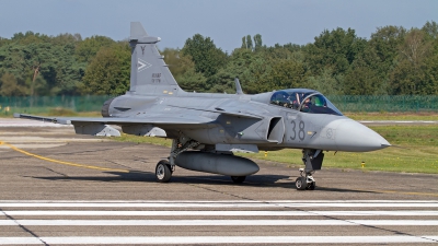 Photo ID 155081 by Niels Roman / VORTEX-images. Hungary Air Force Saab JAS 39C Gripen, 38