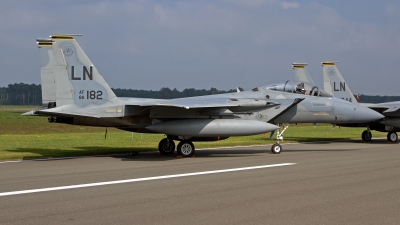 Photo ID 155098 by Niels Roman / VORTEX-images. USA Air Force McDonnell Douglas F 15D Eagle, 86 0182