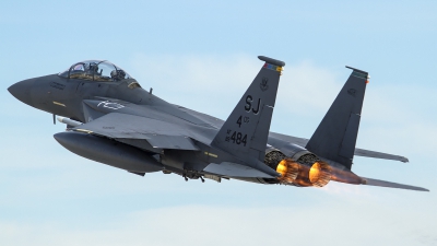 Photo ID 155160 by Thomas Ziegler - Aviation-Media. USA Air Force McDonnell Douglas F 15E Strike Eagle, 89 0484
