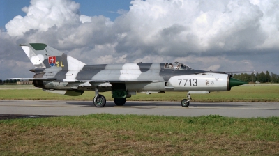 Photo ID 155279 by Ales Hottmar. Slovakia Air Force Mikoyan Gurevich MiG 21MF, 7713