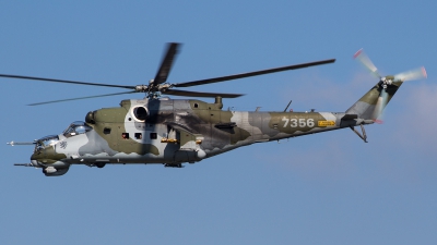 Photo ID 155361 by Daniel Fuchs. Czech Republic Air Force Mil Mi 35 Mi 24V, 7356