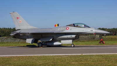 Photo ID 155337 by Daniel Fuchs. Denmark Air Force General Dynamics F 16AM Fighting Falcon, E 007