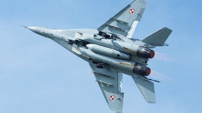 Photo ID 155877 by Reto Gadola. Poland Air Force Mikoyan Gurevich MiG 29A 9 12A, 105