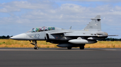 Photo ID 156150 by Milos Ruza. Hungary Air Force Saab JAS 39D Gripen, 42