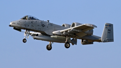 Photo ID 156387 by Niels Roman / VORTEX-images. USA Air Force Fairchild A 10C Thunderbolt II, 81 0960