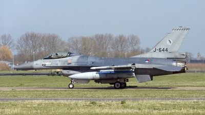 Photo ID 156554 by Joop de Groot. Netherlands Air Force General Dynamics F 16AM Fighting Falcon, J 644