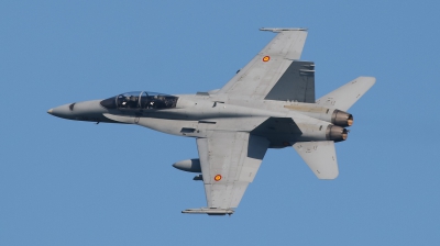 Photo ID 156660 by Giampaolo Tonello. Spain Air Force McDonnell Douglas CE 15 Hornet EF 18B, CE 15 12