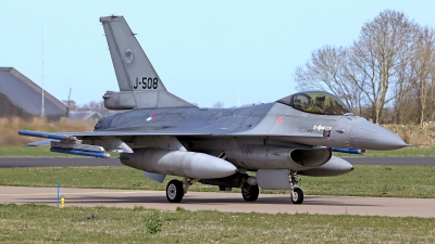 Photo ID 156770 by Carl Brent. Netherlands Air Force General Dynamics F 16AM Fighting Falcon, J 508
