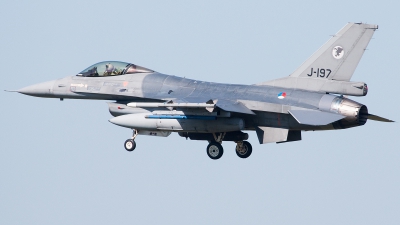 Photo ID 157284 by Thom Zalm. Netherlands Air Force General Dynamics F 16AM Fighting Falcon, J 197