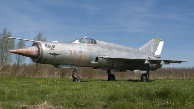 Photo ID 156956 by Jörg Pfeifer. Poland Air Force Mikoyan Gurevich MiG 21MF, 7436