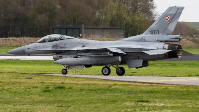 Photo ID 156983 by Alex van Noye. Poland Air Force General Dynamics F 16C Fighting Falcon, 4071