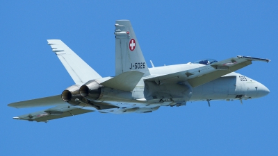 Photo ID 156997 by Reto Gadola. Switzerland Air Force McDonnell Douglas F A 18C Hornet, J 5026
