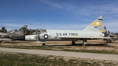 Photo ID 157536 by Thomas Ziegler - Aviation-Media. USA Air Force Convair F 102A Delta Dagger 8 10, 56 1114