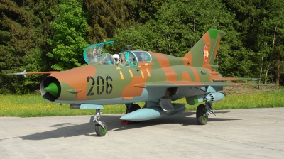 Photo ID 158455 by Florian Morasch. East Germany Air Force Mikoyan Gurevich MiG 21UM, 206