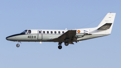 Photo ID 158509 by Jorge Guerra. Spain Air Force Cessna 560 Citation V, TR 20 01