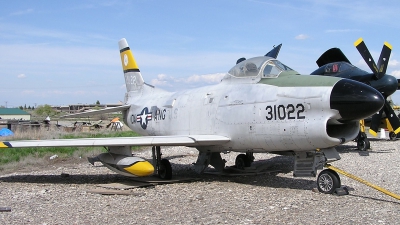 Photo ID 158886 by Gerald Howard. USA Air Force North American F 86L Sabre, 53 1022