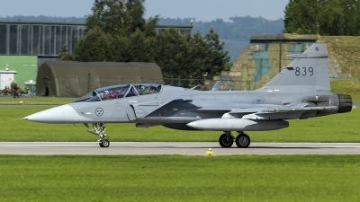 Photo ID 158655 by Thomas Ziegler - Aviation-Media. Sweden Air Force Saab JAS 39D Gripen, 39839