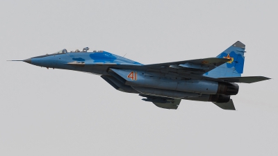 Photo ID 159709 by Alex van Noye. Kazakhstan Air Force Mikoyan Gurevich MiG 29UB 9 51,  