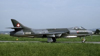 Photo ID 159789 by Joop de Groot. Switzerland Air Force Hawker Hunter F58, J 4048