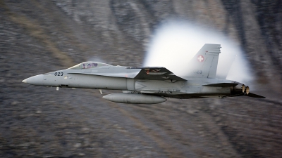 Photo ID 159944 by Joop de Groot. Switzerland Air Force McDonnell Douglas F A 18C Hornet, J 5023