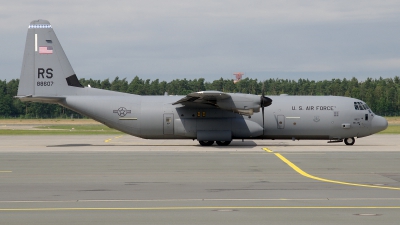 Photo ID 160360 by Günther Feniuk. USA Air Force Lockheed Martin C 130J 30 Hercules L 382, 08 8607