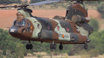 Photo ID 160703 by Ruben Galindo. Spain Army Boeing Vertol CH 47D Chinook, HT 17 06