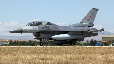 Photo ID 160631 by Carl Brent. Turkey Air Force General Dynamics F 16D Fighting Falcon, 94 1558