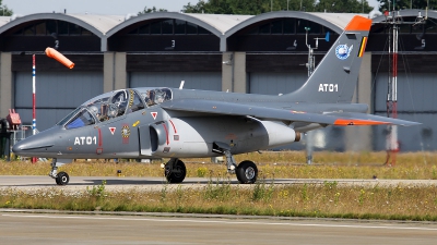 Photo ID 160793 by Mark Broekhans. Belgium Air Force Dassault Dornier Alpha Jet 1B, AT01